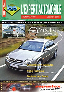 [423] Opel Vectra C - essence et Diesel (03/2002->)