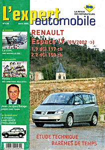 Livre : Renault Espace IV - Phase 1 - Diesel 1.9 dCi et 2.2 dCi (depuis 09/2002) - L'Expert Automobile