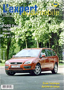 Livre : Ford Focus - Diesel 1.6 TDCi et 1.8 TDCi (depuis 09/2004) - L'Expert Automobile