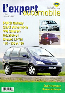 Livre : Ford Galaxy / Seat Alhambra / VW Sharan - Diesel 1.9 TDi (depuis 06/2000) - L'Expert Automobile