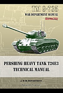 Cubierta libro T26E3 Pershing Heavy Tank - Technical Manual (TM9-735)