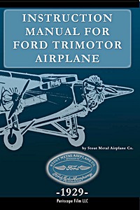Okładka książki Instruction Manual for Ford Trimotor Airplane