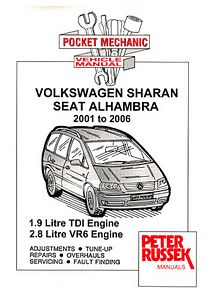 Revue technique Russek pour l'entretien et la réparation des monovolumes VW Sharan et Seat Alhambra