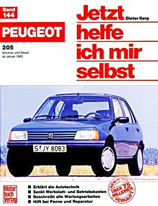 [JH 144] Peugeot 205 - Benziner und Diesel (ab 1/1983)
