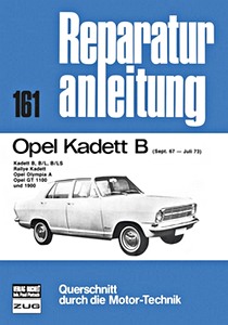 Buch: Opel Kadett B (9/1967-7/1973) - Bucheli Reparaturanleitung