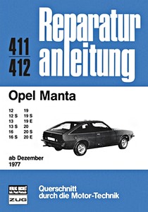 Livre : Opel Manta B - 12, 13, 16, 19, 20 (12/1977-1981) - Bucheli Reparaturanleitung