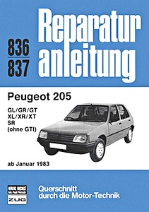 Livre : Peugeot 205 (ab 1/1983) - Bucheli Reparaturanleitung