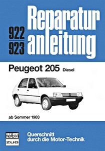 Book: Peugeot 205 - Diesel (ab Sommer 1983) - Bucheli Reparaturanleitung