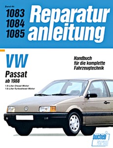 Livre : VW Passat - 1.9 Liter Diesel, 1.6 Liter Turbodiesel (1988-1991) - Bucheli Reparaturanleitung