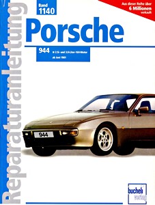 Boek: Porsche 944 - 2.5i und 3.0 16V (ab 6/1988) - Bucheli Reparaturanleitung
