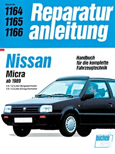 Livre : Nissan Micra - Serie K10 / K11 (ab 1989) - Bucheli Reparaturanleitung