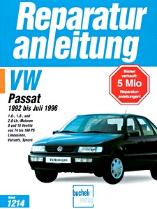 Livre : VW Passat - Benziner (1992-7/1996) - Bucheli Reparaturanleitung