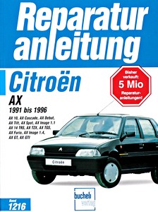 Livre : Citroën AX (1991-1996) - Bucheli Reparaturanleitung