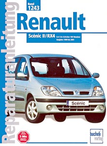 Livre : Renault Scénic - Phase 2 / RX4 - 1.4, 1.6, 2.0 Liter 16V Benziner (1999-2001) - Bucheli Reparaturanleitung