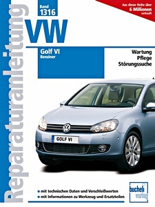 Livre : VW Golf VI - Benziner - Bucheli Reparaturanleitung