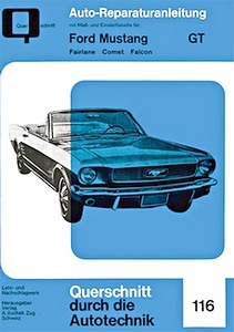 Book: Ford Mustang GT (Band 1/2) - Fairlane, Comet, Falcon - Bucheli Reparaturanleitung