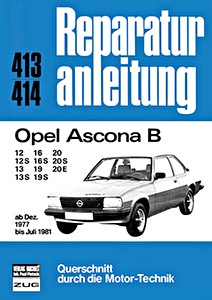 Livre: [0413] Opel Ascona B - 12, 16, 19S (12/1977-7/1981)