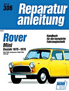 Livre : Mini 850, 1000 / Mini Clubman 1000, 1100, 1275 GT (1976-1979) - Bucheli Reparaturanleitung
