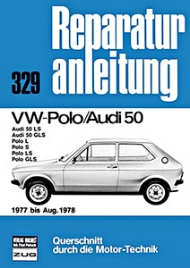 Livre : VW Polo / Audi 50 (1977-8/1978) - Bucheli Reparaturanleitung