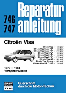 Livre : Citroën Visa - Vierzylinder-Modelle (1979-1984) - Bucheli Reparaturanleitung