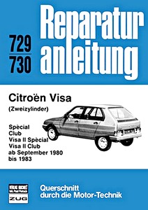 Livre : Citroën Visa - Zweizylinder (9/1980-1983) - Bucheli Reparaturanleitung