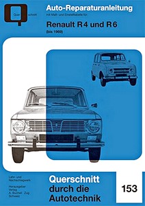 Livre : Renault R 4 und R 6 (bis 1969) - Bucheli Reparaturanleitung