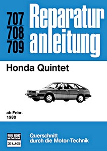 Livre : Honda Quintet (ab 2/1980) - Bucheli Reparaturanleitung