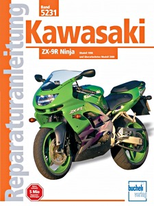 Livre : Kawasaki ZX 9-R Ninja (Modell 1998 und überarbeitetes Modell 2000) - Bucheli Reparaturanleitung
