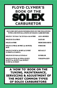 Omslag werkplaatshandboek Floyd Clymer's Book of the Solex Carburetor