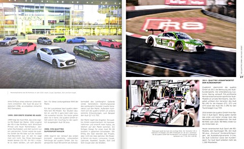 Strony książki Audi RS - Geschichte, Modelle, Technik (1)