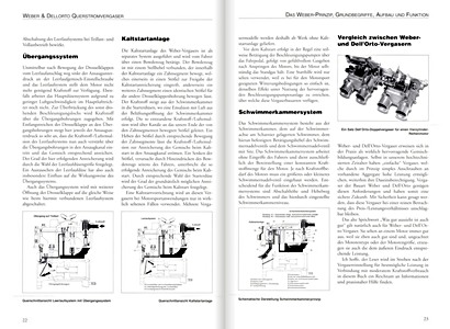 Pages du livre Praxishandbuch Weber & Dellorto Querstromvergaser (1)