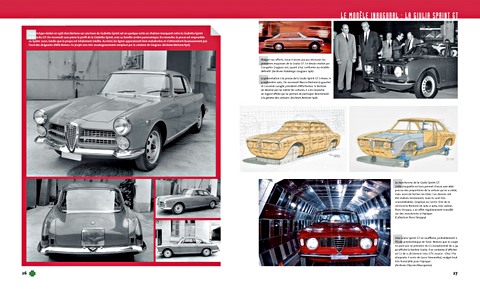 Pages du livre Alfa Romeo Giulia GT Bertone (3e edition) (1)