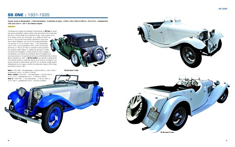Bladzijden uit het boek Jaguar, panorama illustré des modèles (1)