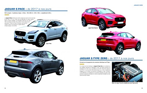 Bladzijden uit het boek Jaguar, panorama illustré des modèles (2)