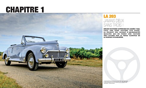 Pages du livre Peugeot - Les plus emblematiques 1950-2010 (1)