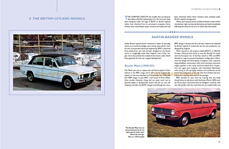 Bladzijden uit het boek British Leyland: The Cars, 1968-1986 (1)