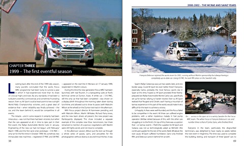 Pages du livre Ford Focus WRC: Auto-biography of a rally champion (1)
