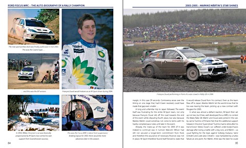Pages du livre Ford Focus WRC: Auto-biography of a rally champion (2)