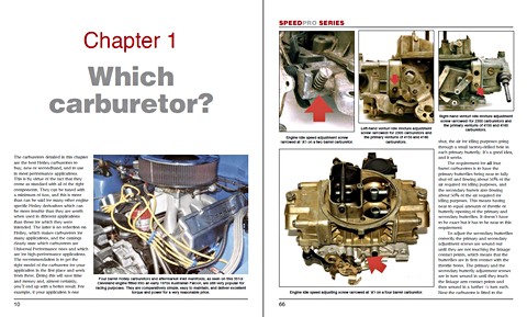 Pages of the book How to Build & Power Tune Holley Carburetors (1)