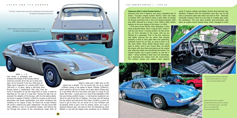 Pages du livre Lotus Europa - Colin Chapman's masterpiece (1)