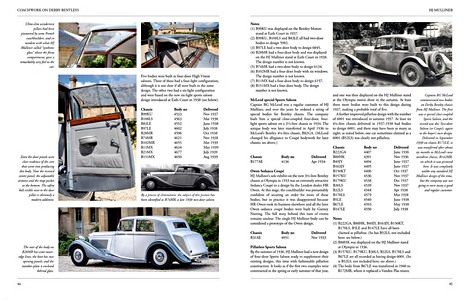 Pages du livre Coachwork on Derby Bentleys (1933-1940) (2)