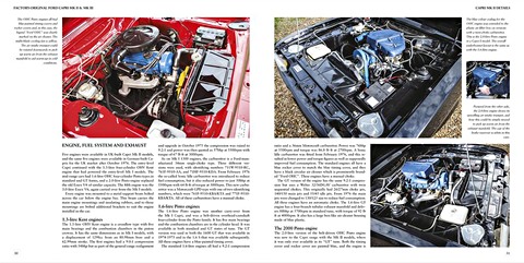 Pages du livre Factory-Original Ford Capri Mk2 & Mk3 (1974-1987) (1)