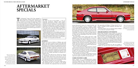 Pages du livre Factory-Original Ford Capri Mk2 & Mk3 (1974-1987) (2)
