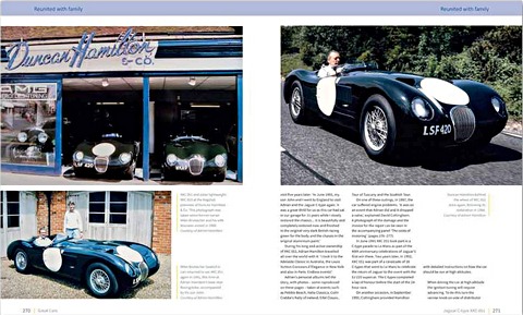 Bladzijden uit het boek Jaguar C-Type: The Autobiography of XKC 051 (2)