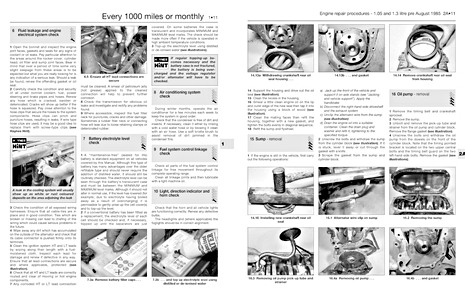 Pages du livre VW Golf & Jetta Mk 2 Petrol (3/84-2/92) (1)