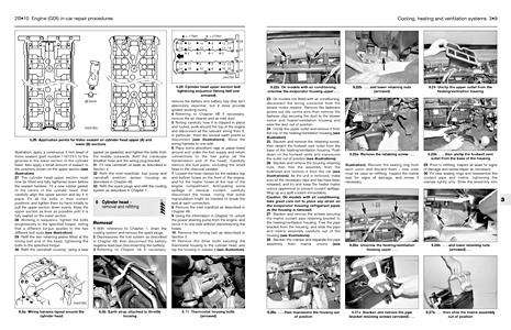 Pages du livre Volvo S40 & V40 Petrol (96-3/04) (1)