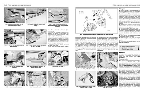 Seiten aus dem Buch VW Passat 4-cyl (12/96-11/00) (1)