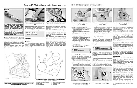 Pages du livre VW Golf IV/Bora 4-cyl Petrol & Diesel (01-03) (1)