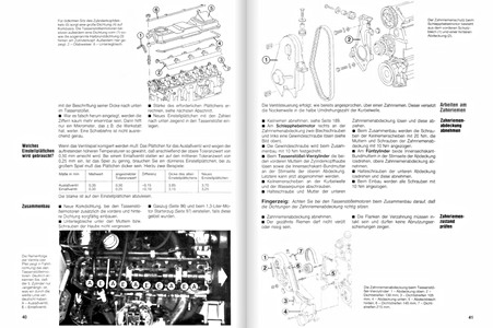 Pages du livre [JH 109] VW Passat / Santana (1980-1988) - Benziner (1)