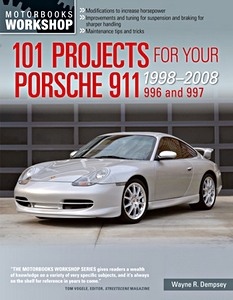 GMBK44033 Cover repair manual 101 Projects for Your Porsche 911 - 996 and 997 (1998-2008)